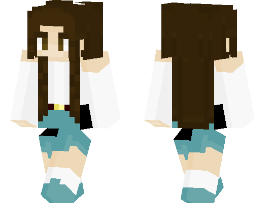 island girl minecraft pe skin
