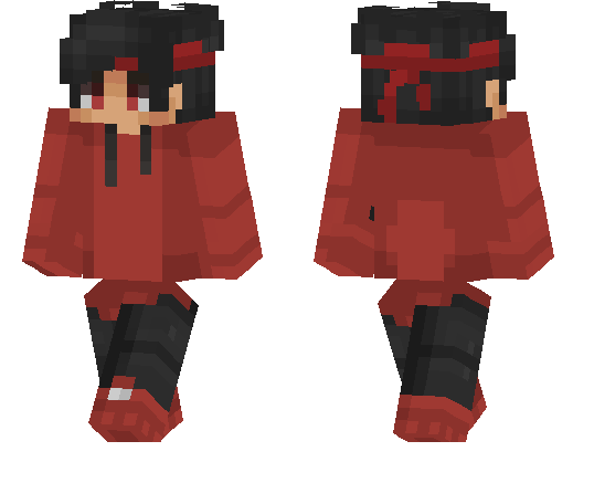 Red Headband Boy Mcpe Skins