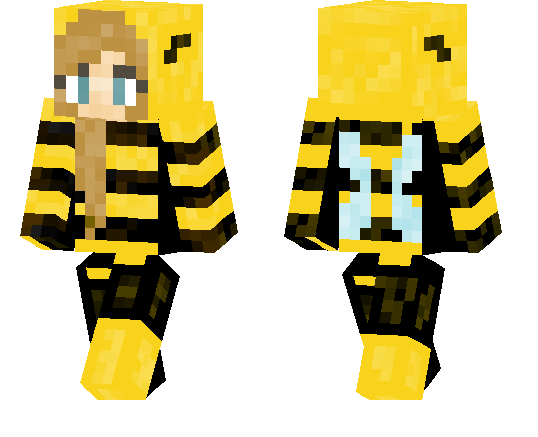 Download Bee Girl - Minecraft PE Skins.