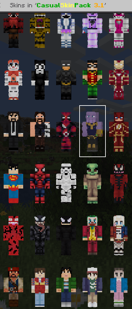 Casual Skin Pack 3.1! - MC Skin Packs | minecrafts.us