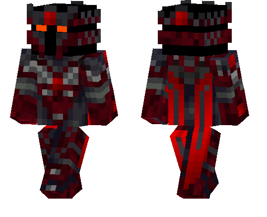 Ancient Debris Warrior - Minecraft PE Skins. 